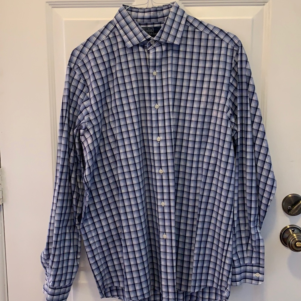 Polo by Ralph Lauren blue plaid button down